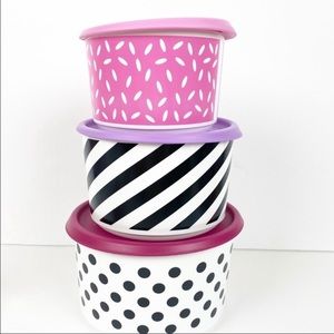 New !!!! Tupperware Urban Canister set of 3